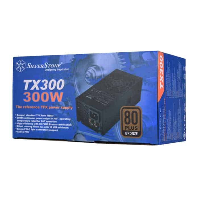 (image for) Silverstone 300W TX300 TFX Series 80+ Bronze PC Low Noise Power Supply